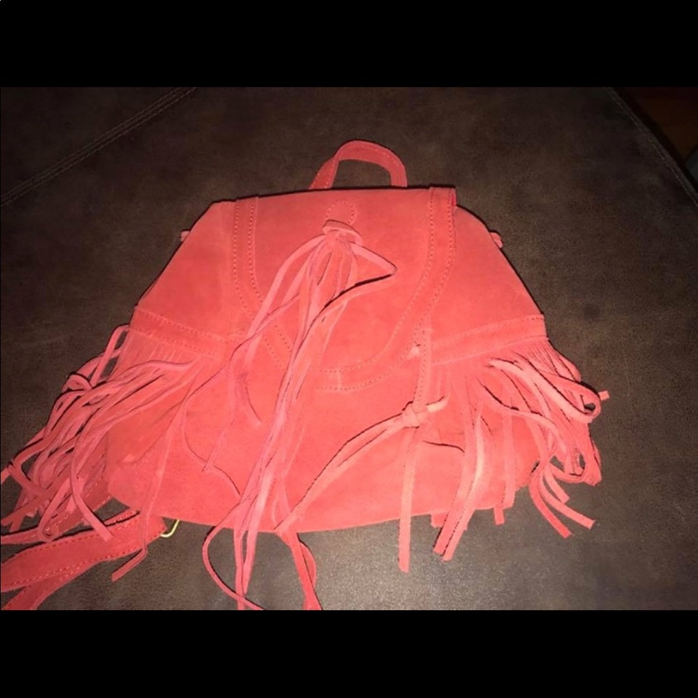 Fringe Backpack Purse